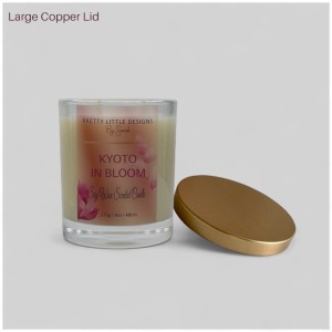 Large Candle Lids - Copper